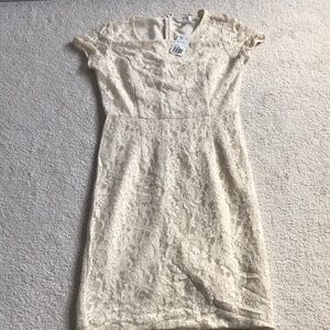 Forever 22 ivory lace dress size m